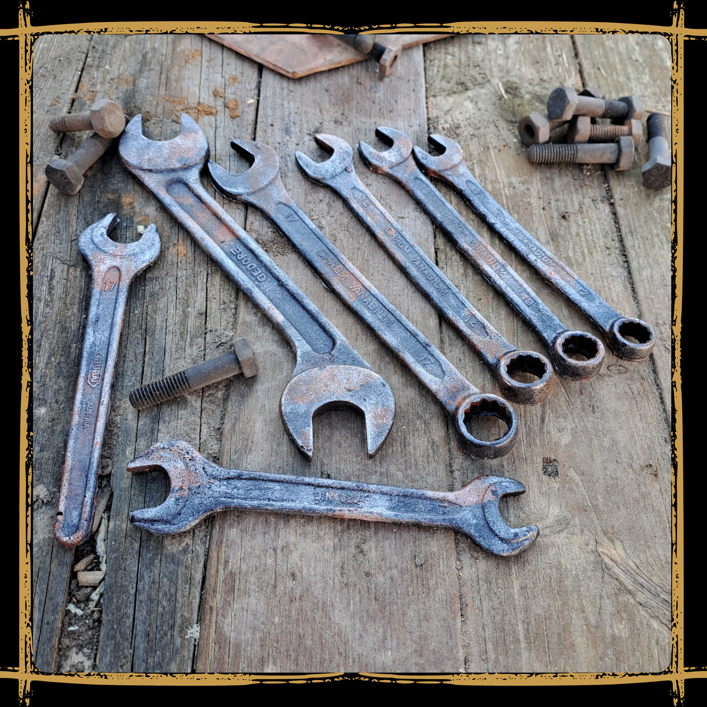 Post-Apocalyptic Wrench | Rust and Ash Series