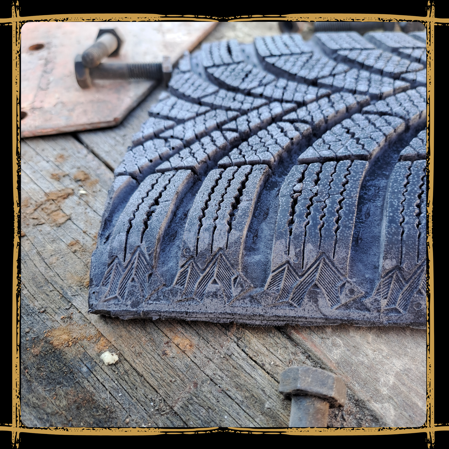 Post-Apocalyptic Tire | Rust and Ash Series