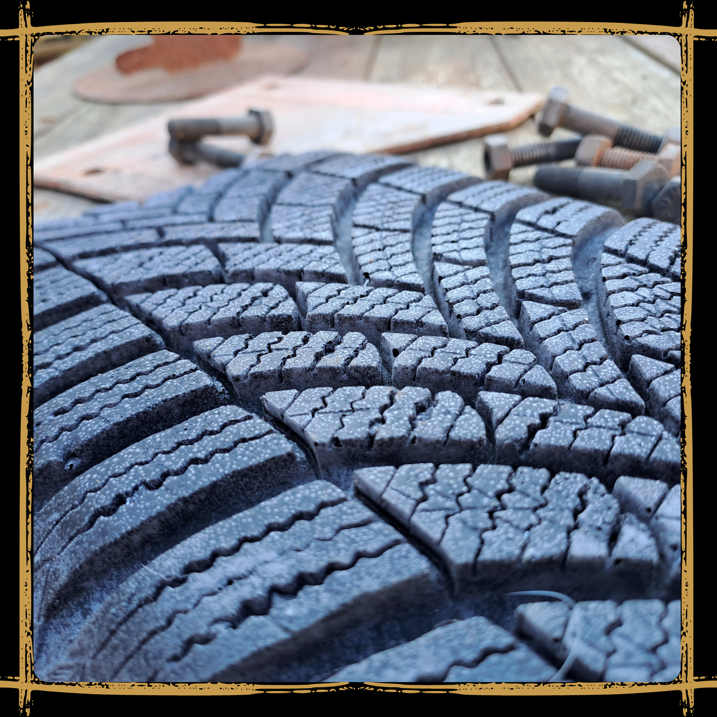 Post-Apocalyptic Tire | Rust and Ash Series