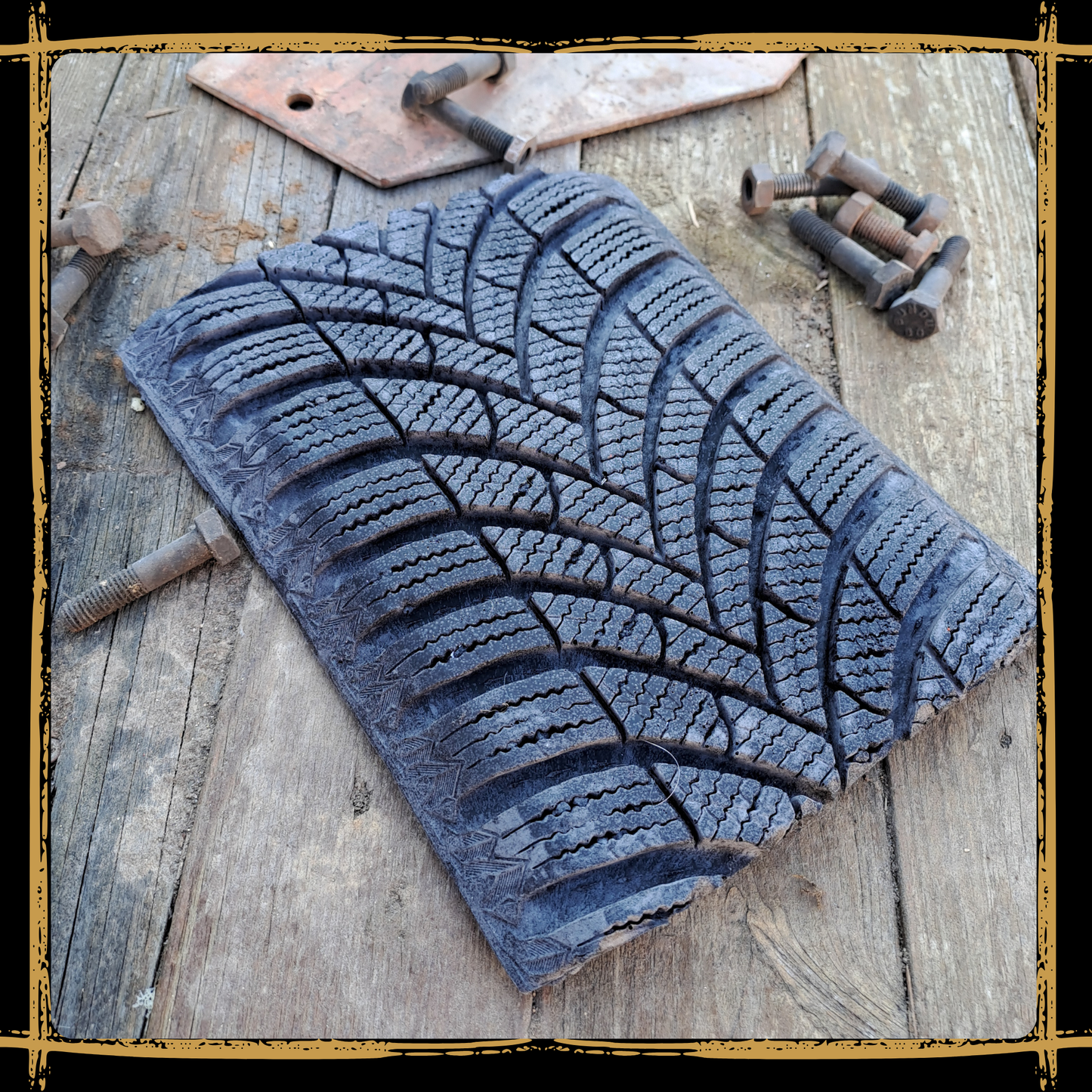 Post-Apocalyptic Tire | Rust and Ash Series