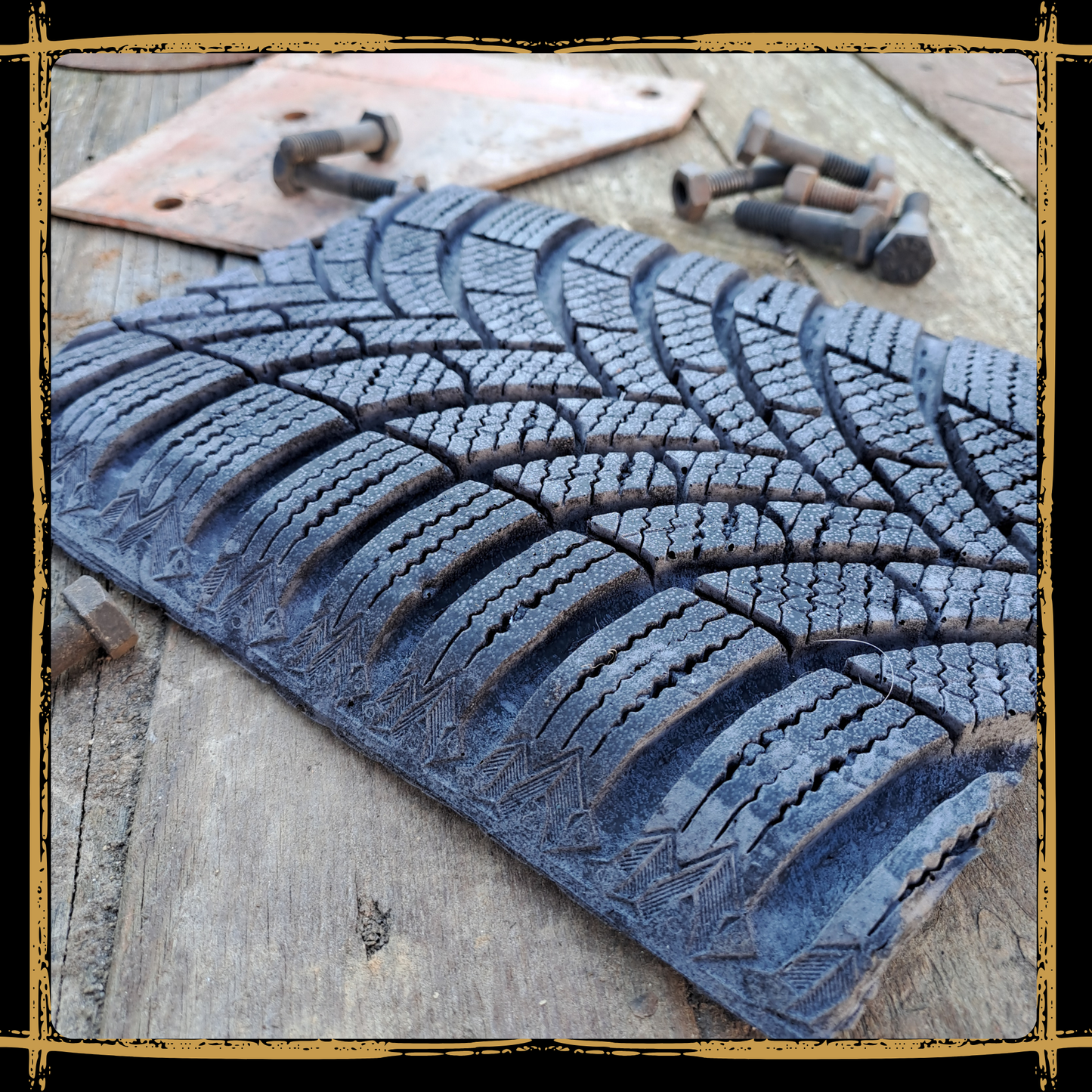 Post-Apocalyptic Tire | Rust and Ash Series