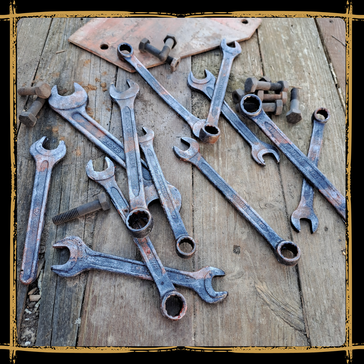 Post-Apocalyptic Wrench | Rust and Ash Series