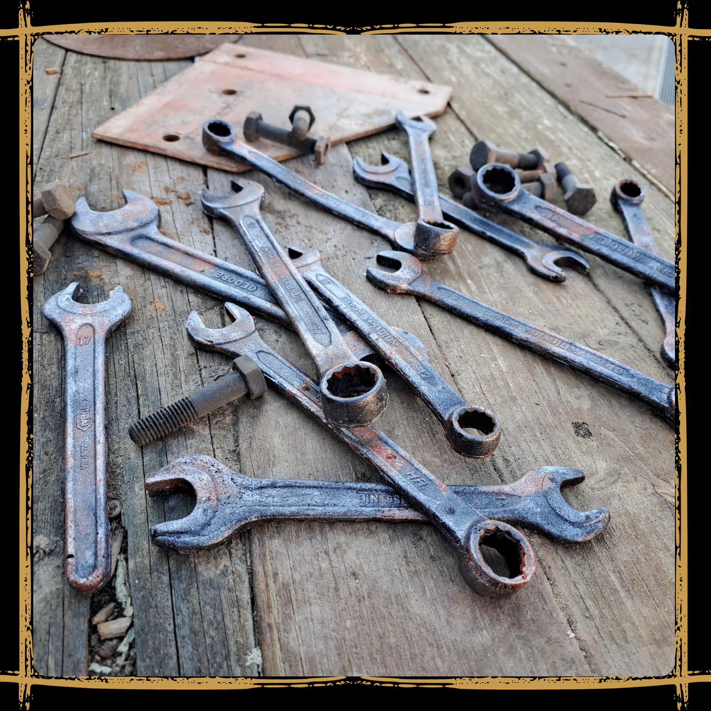 Post-Apocalyptic Wrench | Rust and Ash Series
