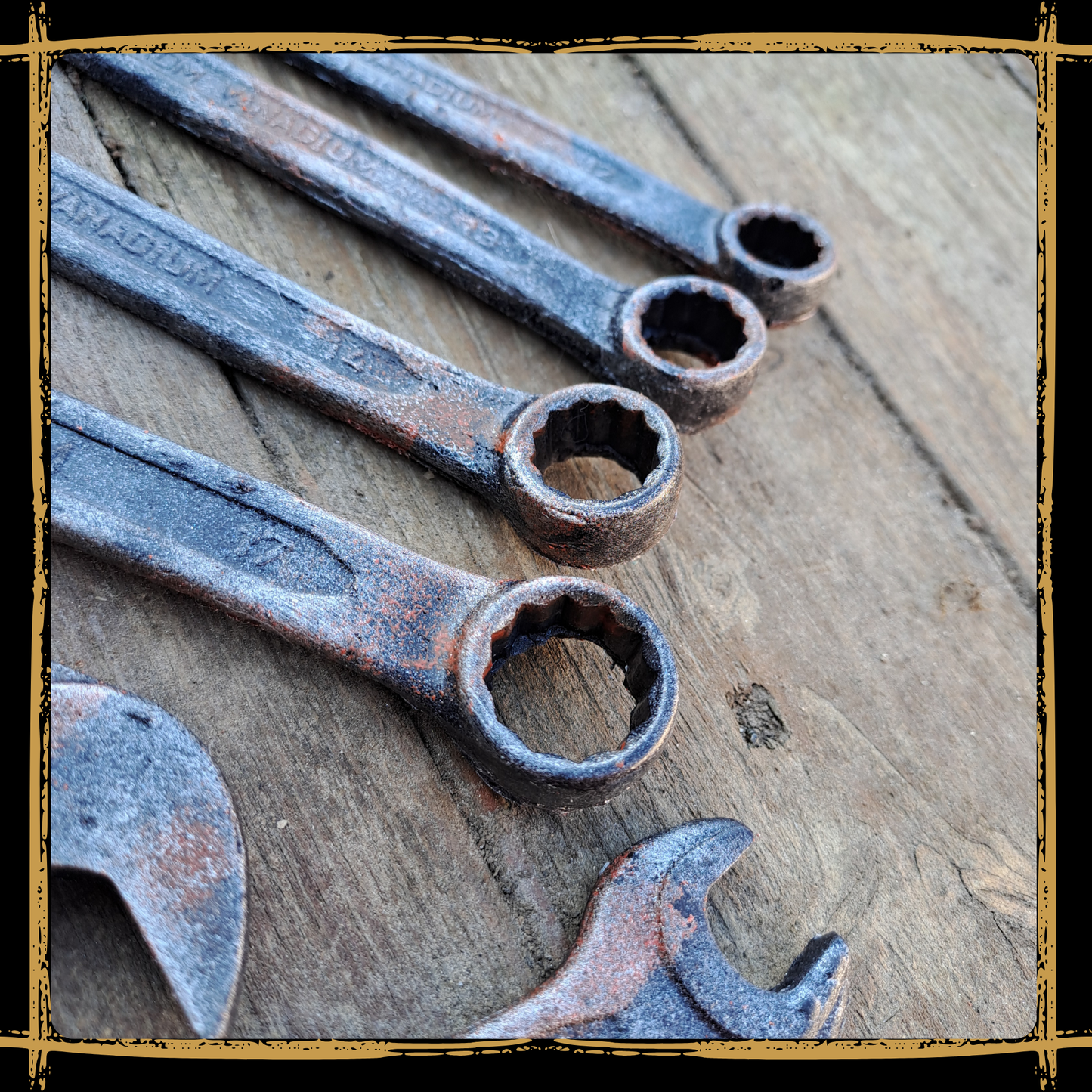 Post-Apocalyptic Wrench | Rust and Ash Series