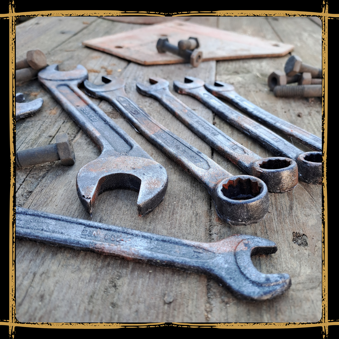 Post-Apocalyptic Wrench | Rust and Ash Series